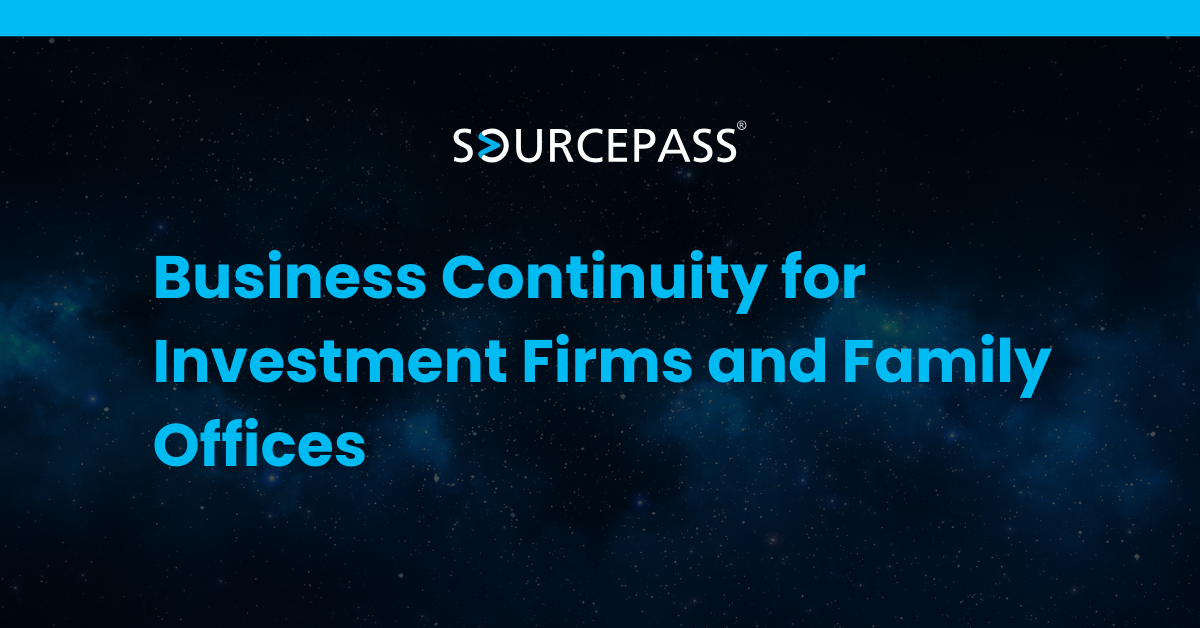 Business Continuity for Investment Firms and Family Offices