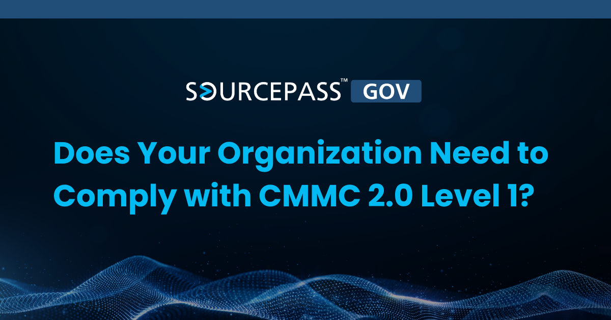 Does Your Organization Need to Comply with CMMC 2.0 Level 1?
