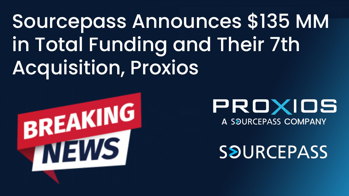 Sourcepass Announces $135 MM in Total Funding and Their 7th Acquisition, Proxios