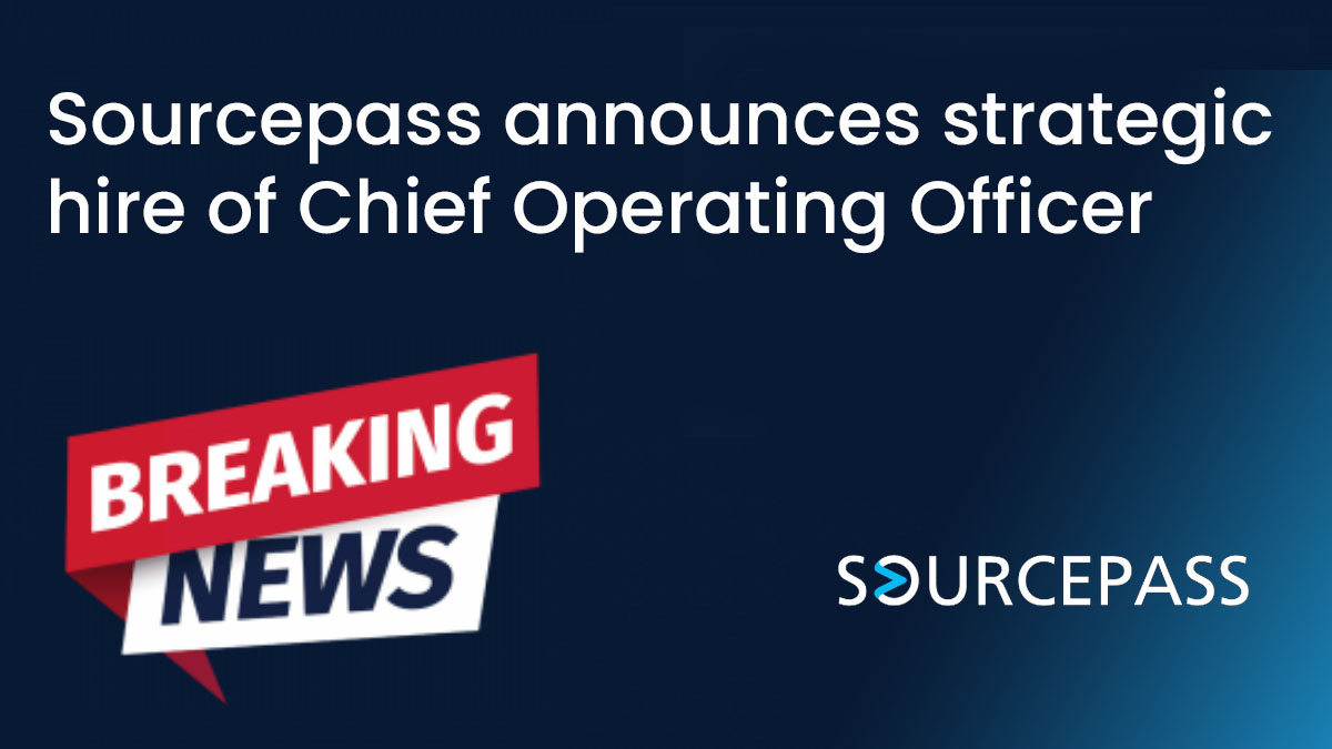 Sourcepass Announces Strategic Hire of Chief Operating Officer