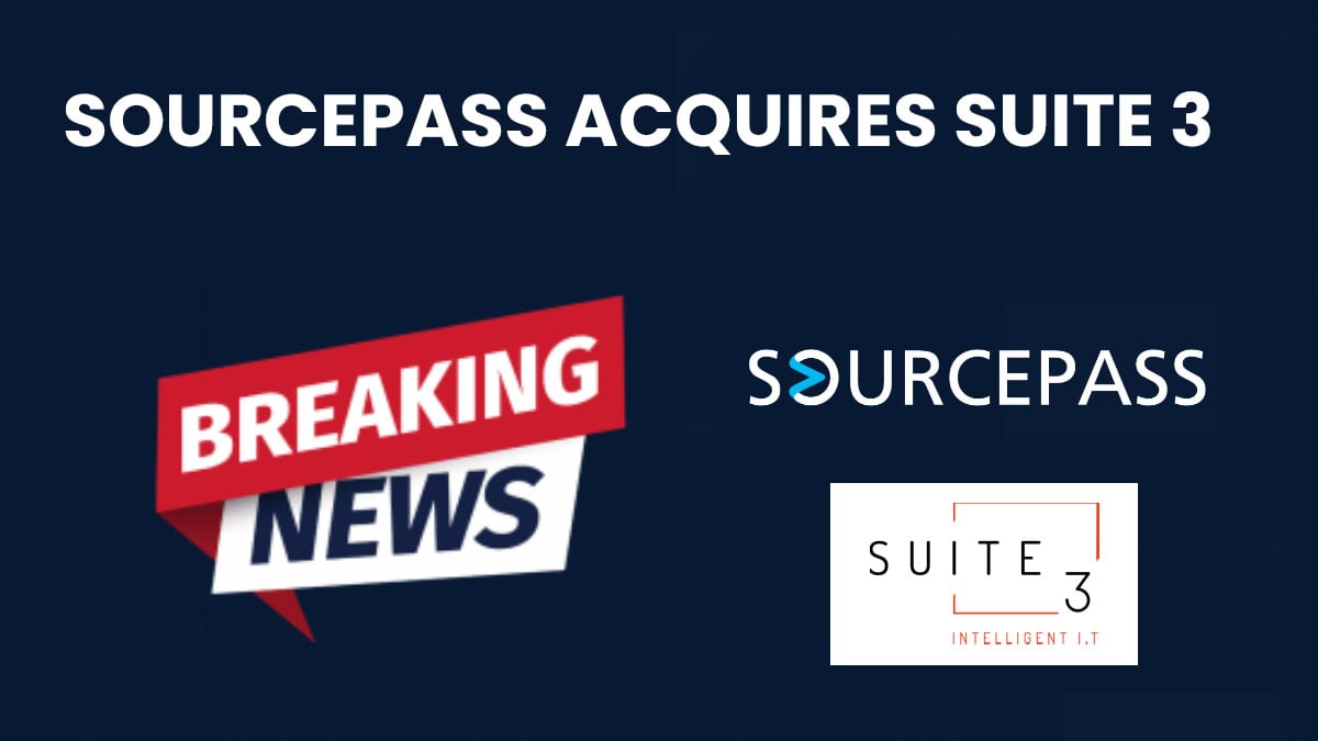 Sourcepass Adds Suite3 to Its Portfolio of Companies
