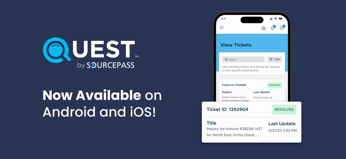 Quest Now Available on Android | Sourcepass, Your Top MSP