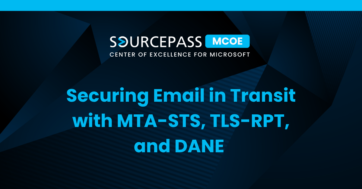 Securing Email in Transit with MTA-STS, TLS-RPT, and DANE