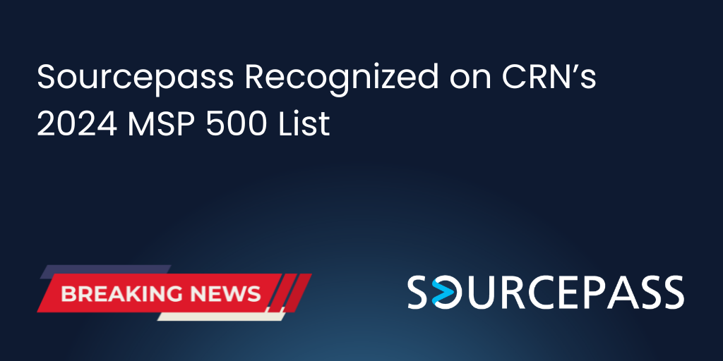 Sourcepass Recognized on CRN’s 2024 MSP 500 List