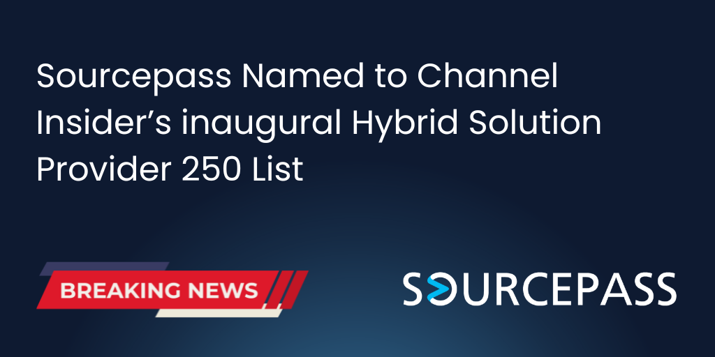 Sourcepass Named to Channel Insider’s Inaugural HSP250
