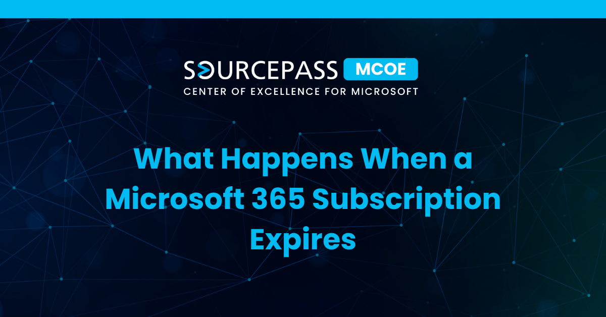 What Happens When a Microsoft 365 Subscription Expires