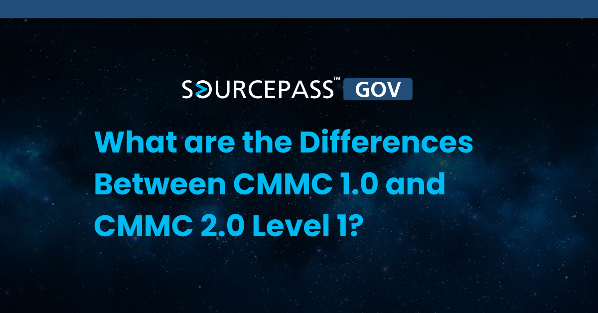 What are the Differences Between CMMC 1.0 and CMMC 2.0 Level 1?